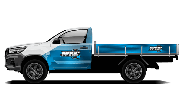 Wrap It Up Vehicle Wrap Options for Single Cab Tray Ute